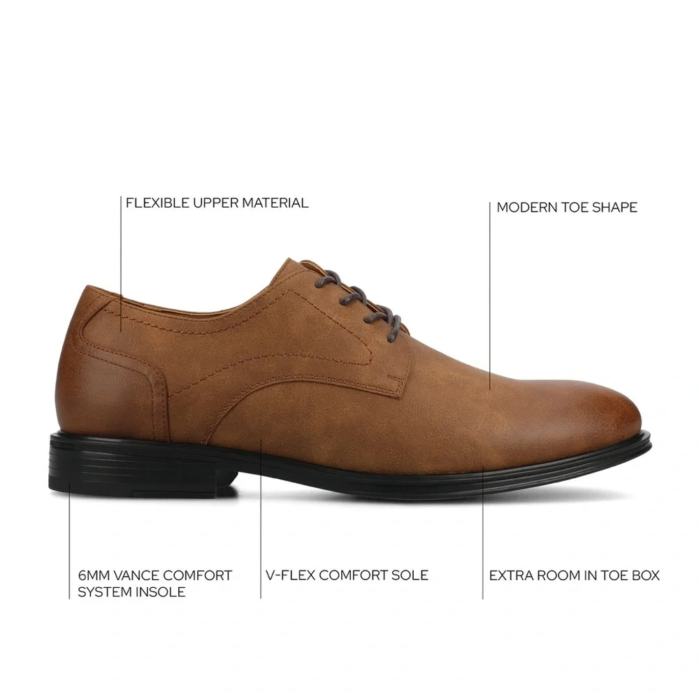 Vance Co. Footwear Men’s Barclay Oxford Dress Shoes- Size 12